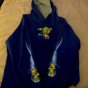 Tilt, Blue, Hoodie, Small